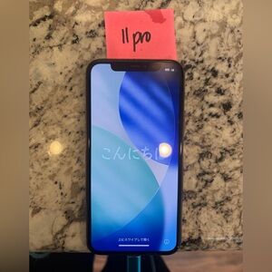 Gold Apple iPhone 11 Pro with clean Display